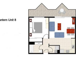 Lantern 1 Bedroom Balcony with partial mountain view Apartment, Thredbo - 1