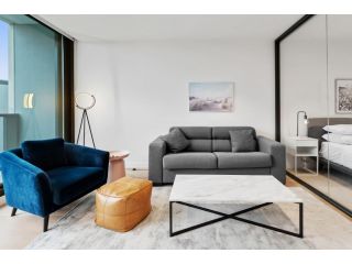 Sleek 1-Bed Apartment with BBQ and Gym Access Apartment, Melbourne - 5